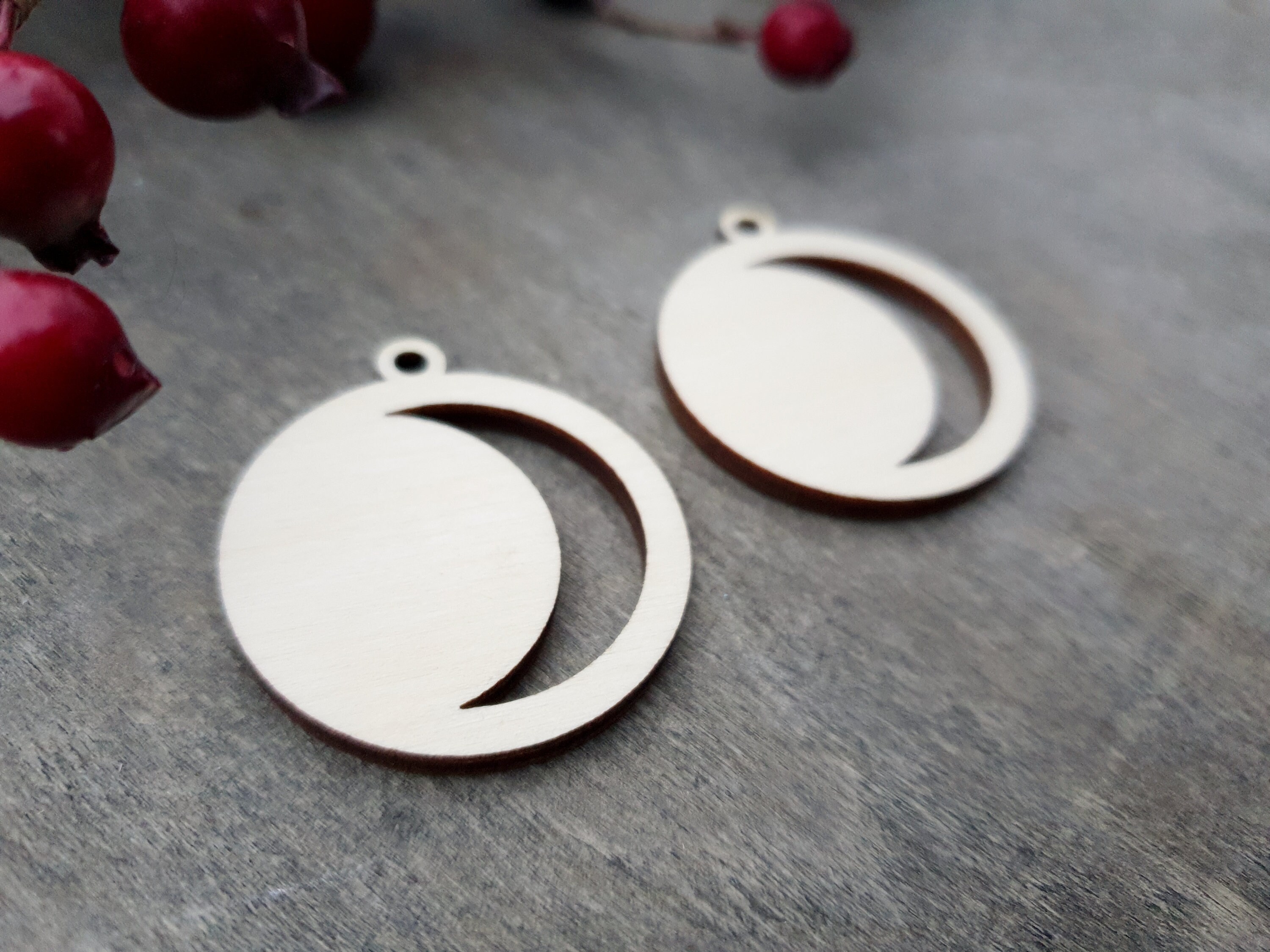 Wooden Earring Blanks 10 50 or 100 Pcs Wood Earring Pieces Etsy