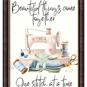 Sewing Room Craft Room Printable Wall Art