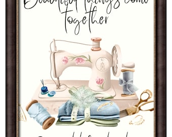 Sewing Room Craft Room Printable Wall Art