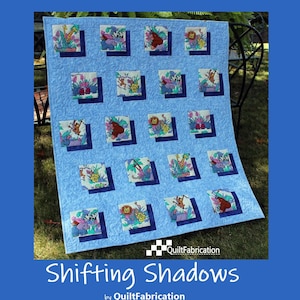 Easy Baby Quilt Pattern, Shifting Shadows Beginner Quilt Pattern, Baby Gift, Baby Quilt Pattern, PDF Quilt Pattern, Baby Blanket, Kids Quilt