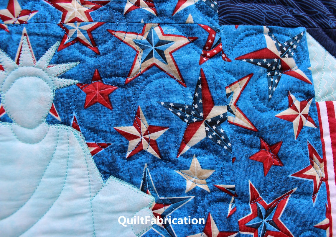 Liberty Patriotic Wall Hanging Easy Quilt Pattern Instant - Etsy