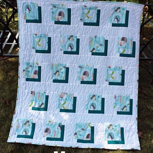 Easy Baby Quilt Pattern, Shifting Shadows Beginner Quilt Pattern, Baby Gift, Baby Quilt Pattern, PDF Quilt Pattern, Baby Blanket, Kids Quilt image 6