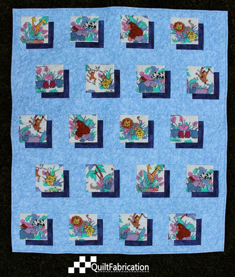 Easy Baby Quilt Pattern, Shifting Shadows Beginner Quilt Pattern, Baby Gift, Baby Quilt Pattern, PDF Quilt Pattern, Baby Blanket, Kids Quilt image 2