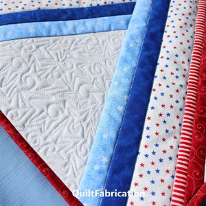 United Table Runner, Easy Quilt Pattern, Beginner Pattern, Stripes, Seasonal Decor, Table Decor, Modern Quilt, Patriotic image 2