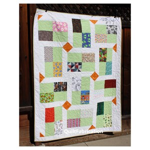 Brickwork, Multi Size, PDF Download, Easy Fast, Beginner Quilt Pattern