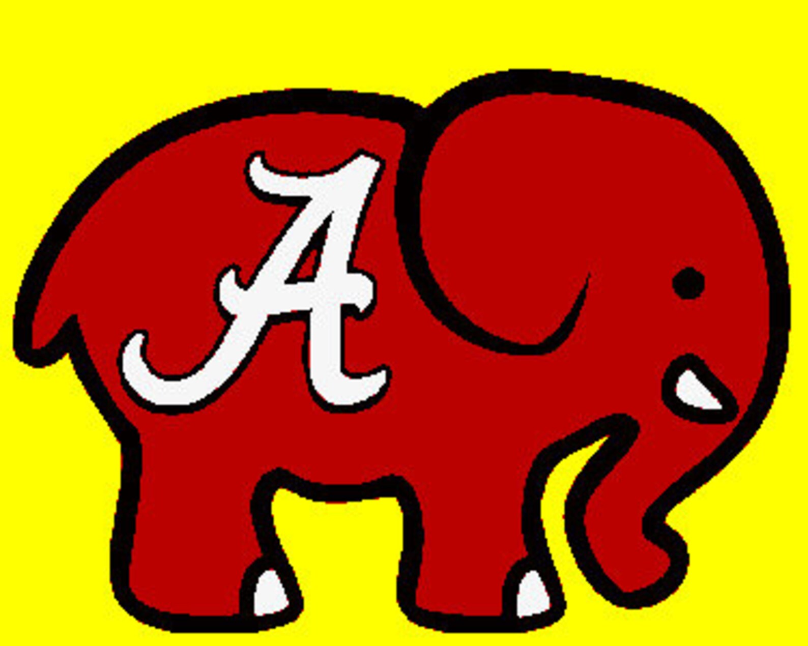 Embroidery design Roll Tide Elephant Etsy