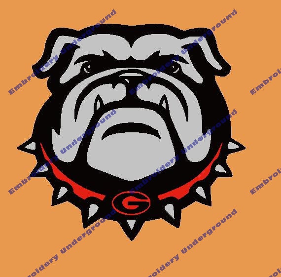 Embroidery design georgia bulldogs  etsy Embroidery design georgia bulldogs  etsy