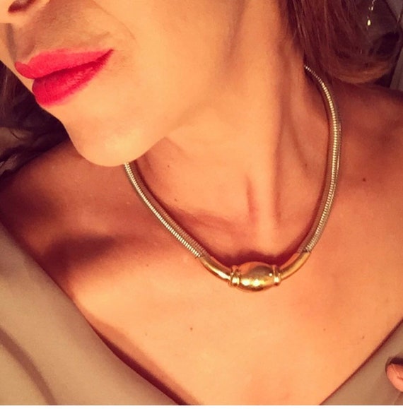 Statement ESTate piece. Monet silver toned necklac