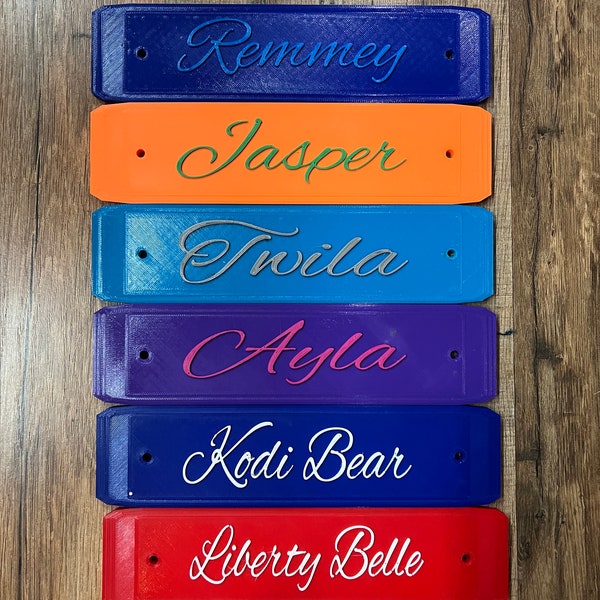 Personalized Kennel Name Tags intermediate/Large/Xl
