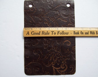 tooled leather sample 6x9