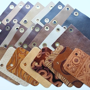 leather swatches 24pk