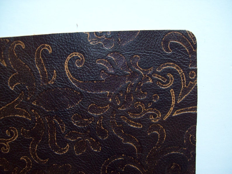 tooled leather sample 6x9