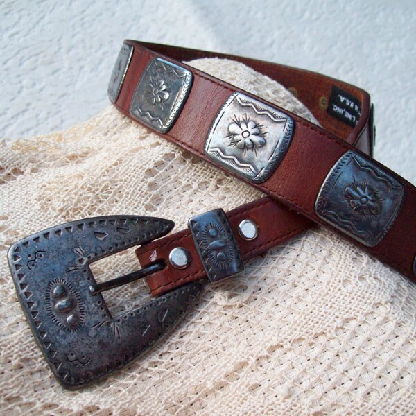 Vintage Western Belt ladies small waist