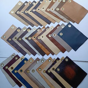 leather samples 36pk 6x8