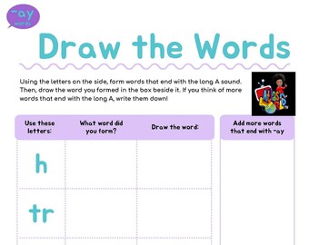 Kindergarten learning worksheets