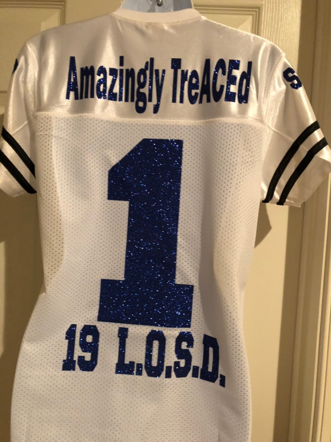 Custom Glitter Jersey Etsy