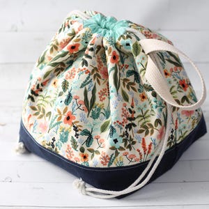 Patron de couture de sac seau Finch - 3 tailles, projet patchwork (patron PDF)