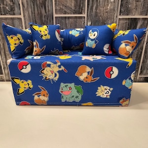 Handmade Pokemon Couch/sofa Tissue Box Cover (tissue Box Not