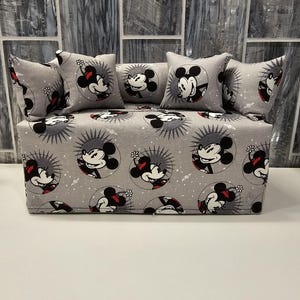 Hand-made Mickey and Minnie Couch/Sofa Tissue Box Cover