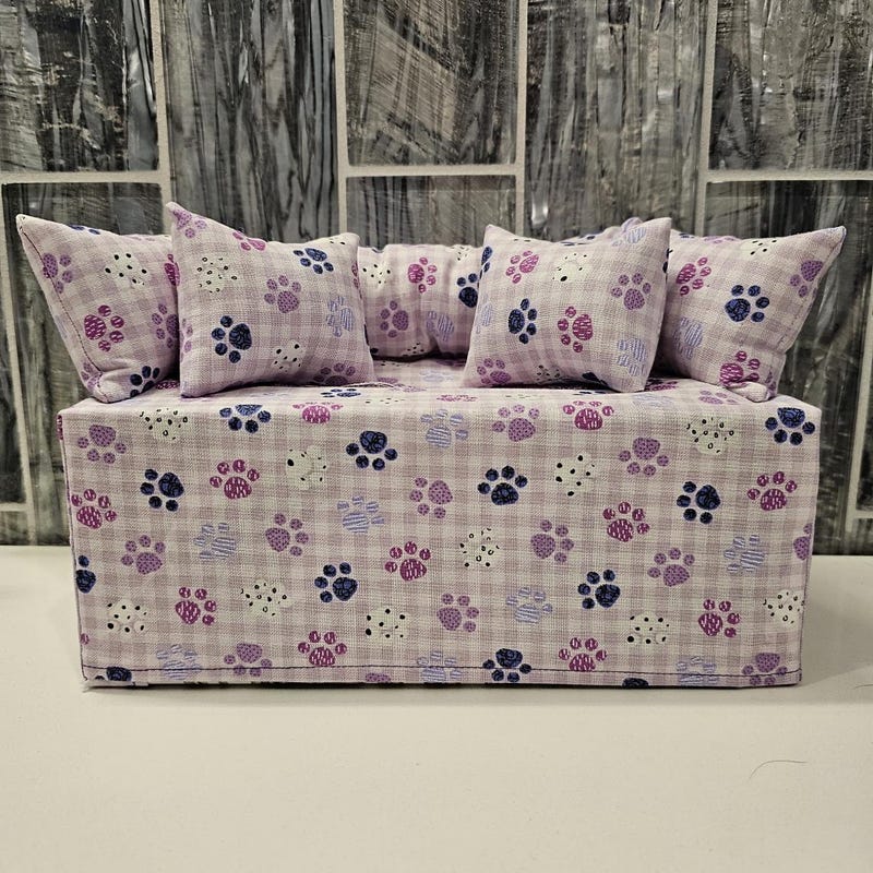 Woodland Paw Quilted Sofa Cover NCU0PTT2628