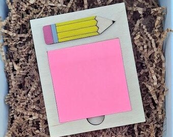 Porta post-it, porta post-it per insegnanti, SOLO FILE DIGITALE*