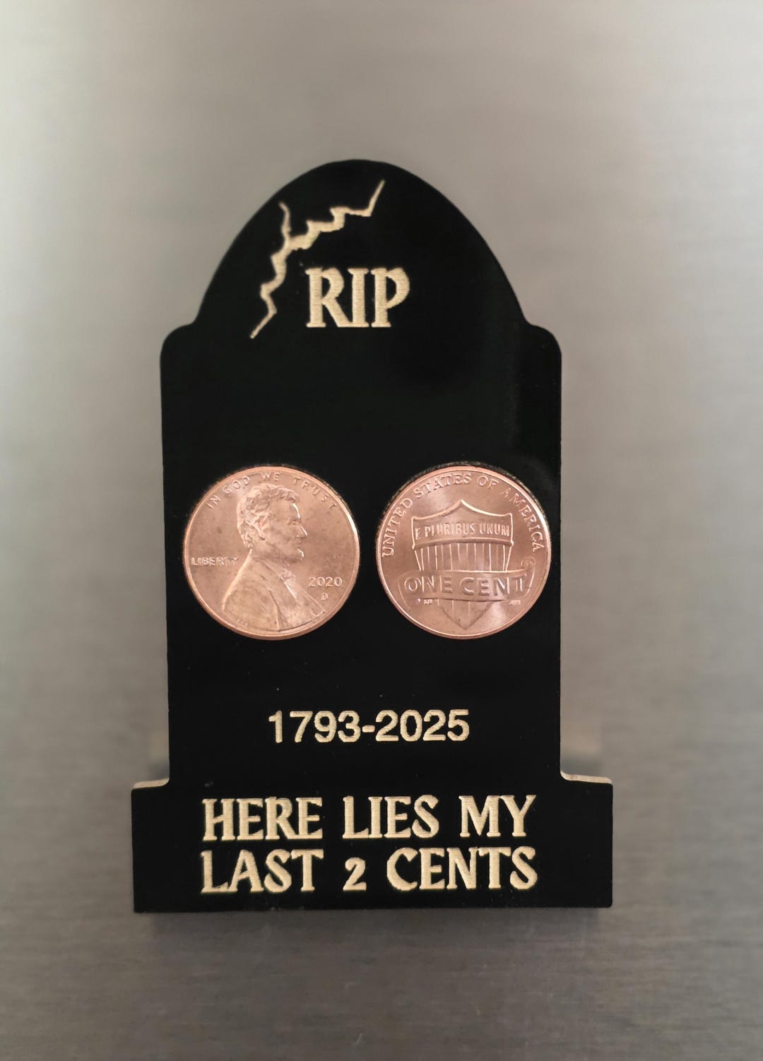 Here Lies My Last 2 Cents Magnet | RIP Penny 2025 - Etsy