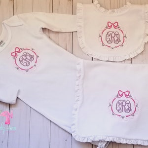 Vintage Bow Gown Take Me Home Outfit - FREE PERSONALIZATION