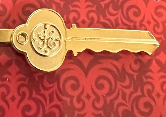 GE General Electric Employee Key Shaped Tie Clip … - image 1