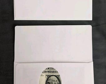 25 Blank White Money Gift Envelopes