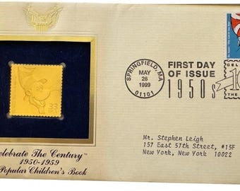 Dr. Seuss The Cat in the Hat Commemorative Stamp 33 Cent 1999 First Day Cover