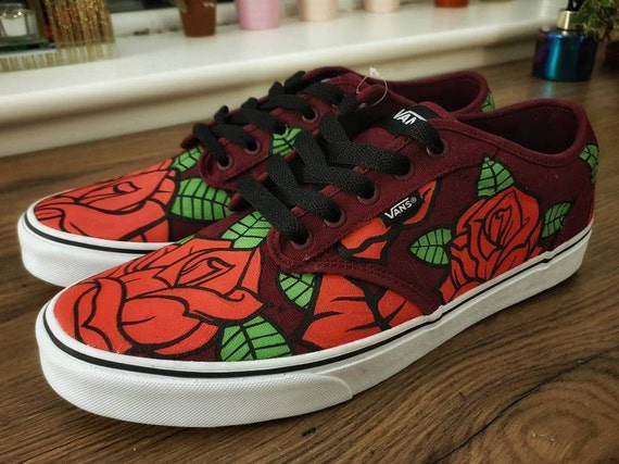 rose design shoes