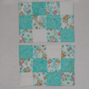 Two Cute Easter/ Spring Placemats. Sold as a Pair. Free Shipping