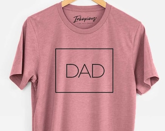 Dad Square - Unisex Crewneck Shirt - Father's Day Gift, Gifts for Dad, Gift for New Dad, First Father's Day
