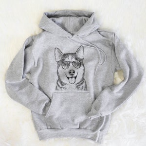 Sesi the Siberian Husky - Men's Hoodie - Relaxed Fit - Gifts For Dog Owner, Dog Hoodie, Dog Sweatshirt