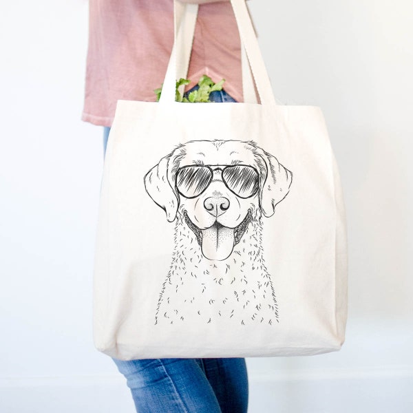 Chip the Chesapeake Bay Retriever - Canvas Tote Bag - Dog Lover Gift, Doggy Bag, Cool Dog Tote