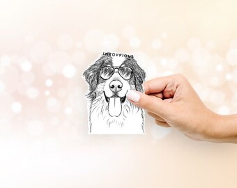 Blaze the Bernese Mountain Dog -  Decal Sticker, Gifts For Dog Lovers, Berner