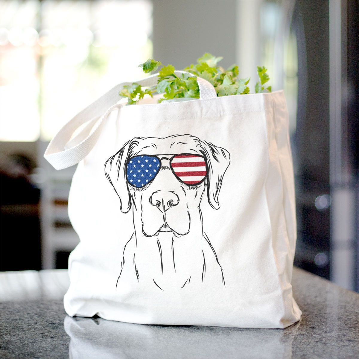 Rowdy the Labrador Dog Canvas Tote Bag - Gifts for Dog Owner, Labrador ...