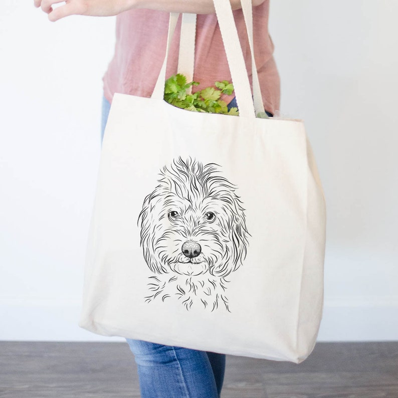 Mason the Cavapoo Canvas Tote Bag Dog Lover Gift Doggy - Etsy