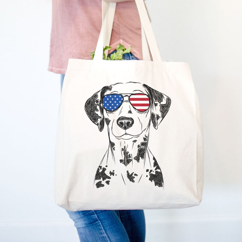 Spot the Dalmatian Canvas Tote Bag Gifts For Dog Owner, Dalmatian Tote Bag, Dog Lover Bag, Dalmatian Gift, Dalmatian Bag, Cool Dog Bag image 6