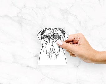 Nolan the Bull Mastiff -  Decal Sticker, Gifts For Dog Lovers