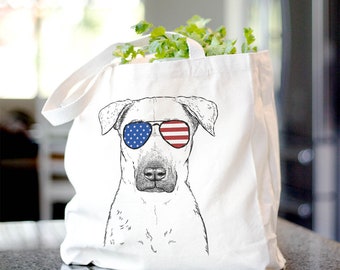DOGGY BAG●ドギー・バッグ  ●本人 直筆サイン色紙・うちわ・生写真 Luna the Black Mouth Cur - Canvas Tote Bag - Dog Lover Gift, Doggy