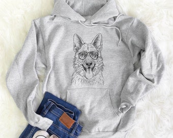 Grace the German Shepherd - Men's Hoodie - Relaxed Fit - Gifts For Dog Owner, Dog Hoodie, Dog Sweatshirt