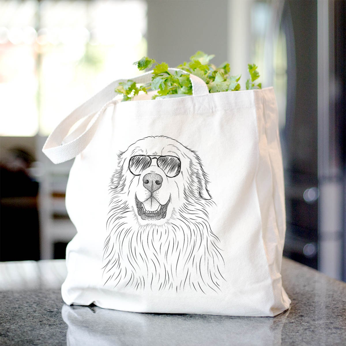BDPWSS Kosmetiktasche Mit Pyrenäen-Motiv – „Peace Love Great Pyrenees“, Canvas, Wasserabweisend, 23x16 Cm