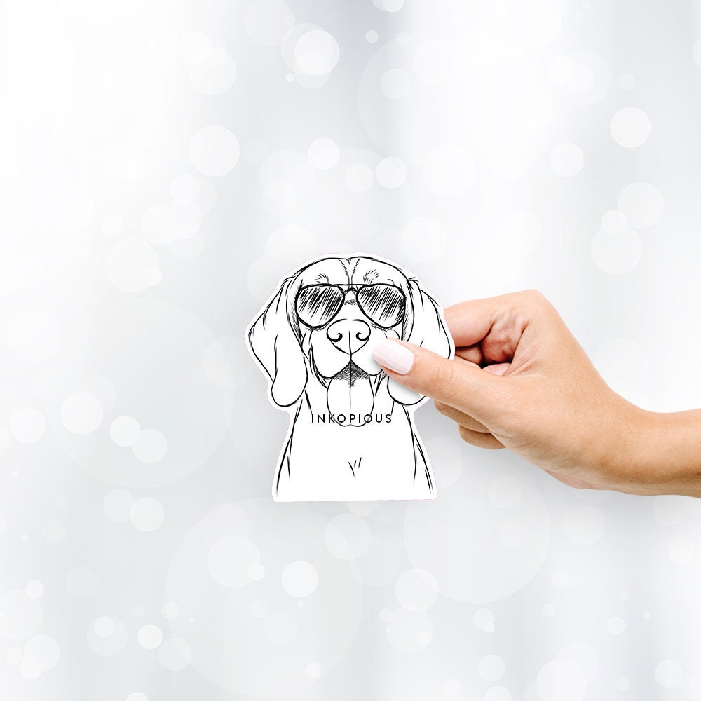Bogie the Beagle - Decal Sticker, Gifts for Dog Lovers - Etsy