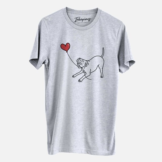American Bulldog Heart String T shirt Dog Mom Shirt Gift for Dog