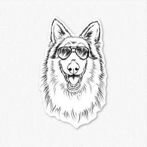 Cannon the Rough Collie - Dog Decal Sticker, Gifts For Dog Owner, Dog Breed Sticker, Dog Decal