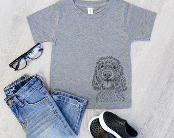 Clover the Cockapoo Shirt - Kids Dog Tshirt - Animal Glasses T Shirt
