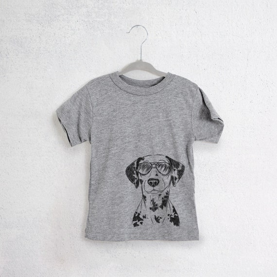 Spot the Dalmatian Dog Sunglasses Shirt - Kids Dog Tshirt - Animal