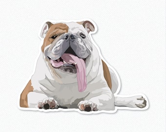 Humphrey - English Bulldog - Decal Sticker