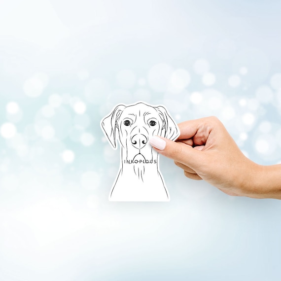 Maddox the Great Dane Decal Sticker Gifts For Dog Lovers